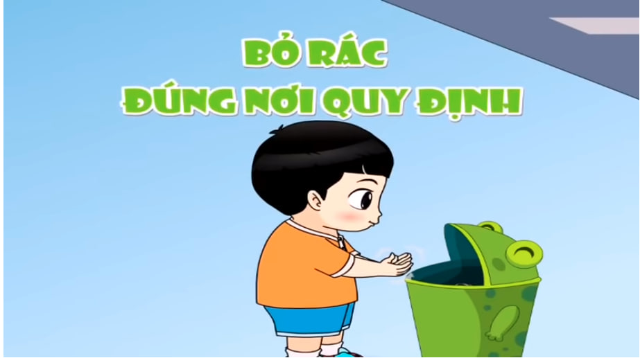 Giáo Dục Mầm Non _ Bỏ Rác Đúng Nơi Quy Định